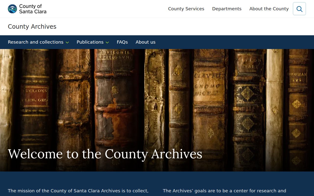 San Jose people directories access through Santa Clara County Archives